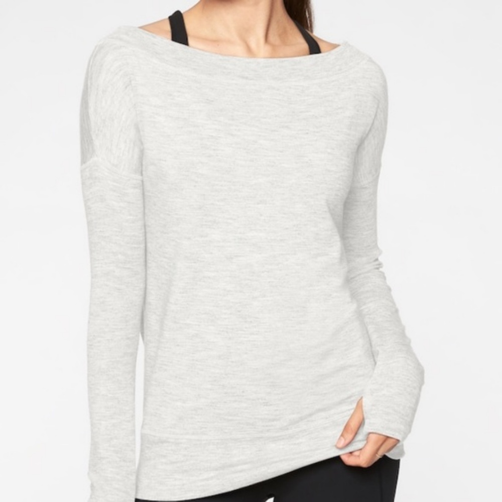 Athleta | Studio Barre Heathered Sweatshirt